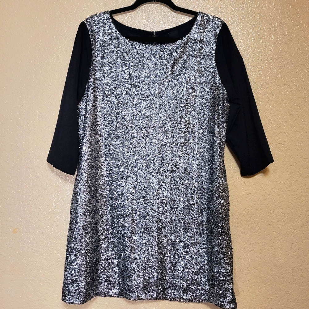 Press Dress Women Sequin Dress Size L